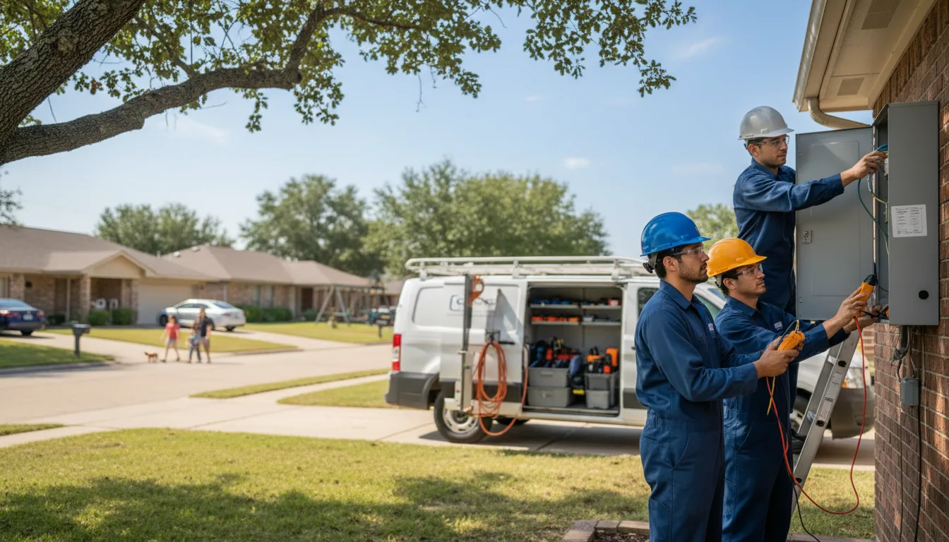 Certified electrician providing emergency electrical services in Osco, IL